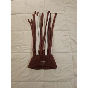 Texas A&M Aggies Fleece Dreadlock Hat Wig Maroon White One Size NCAA